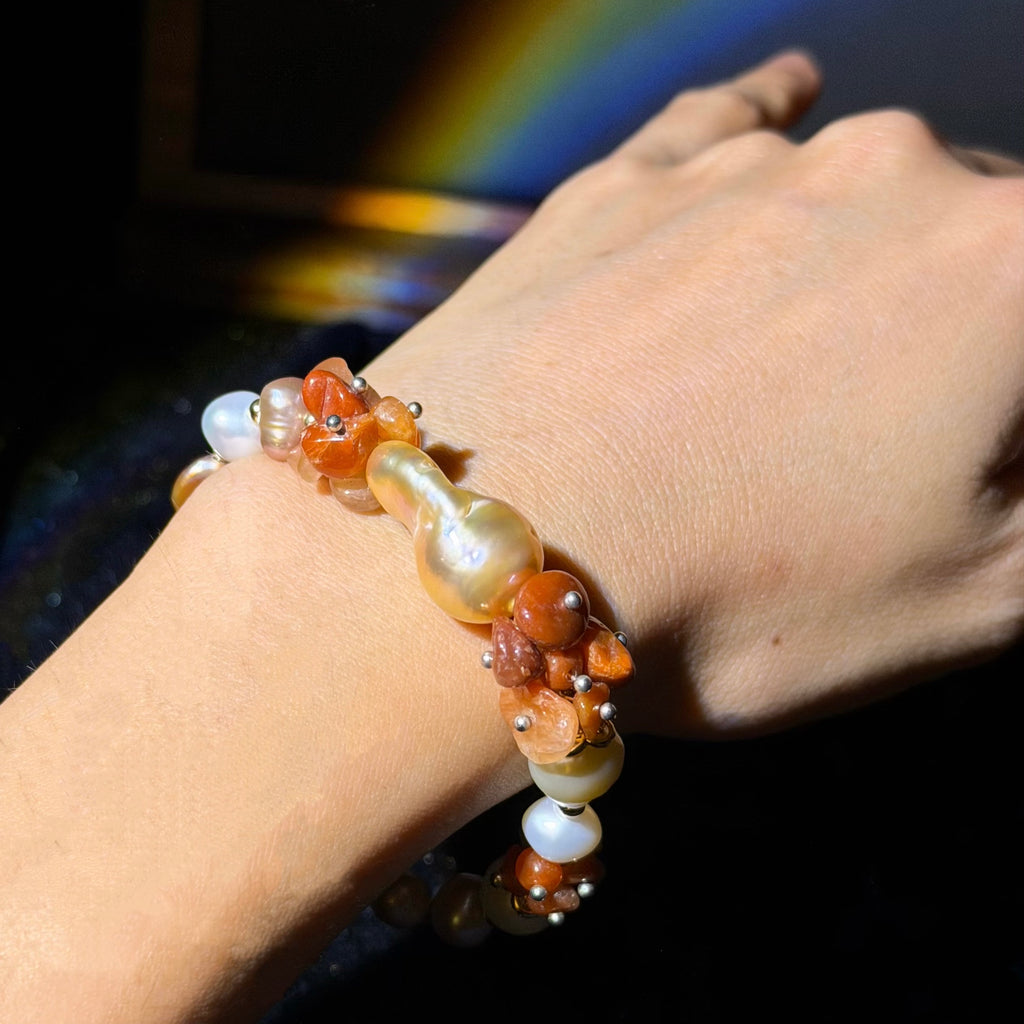 GLINN Romance at Dusk Pearl Bracelet