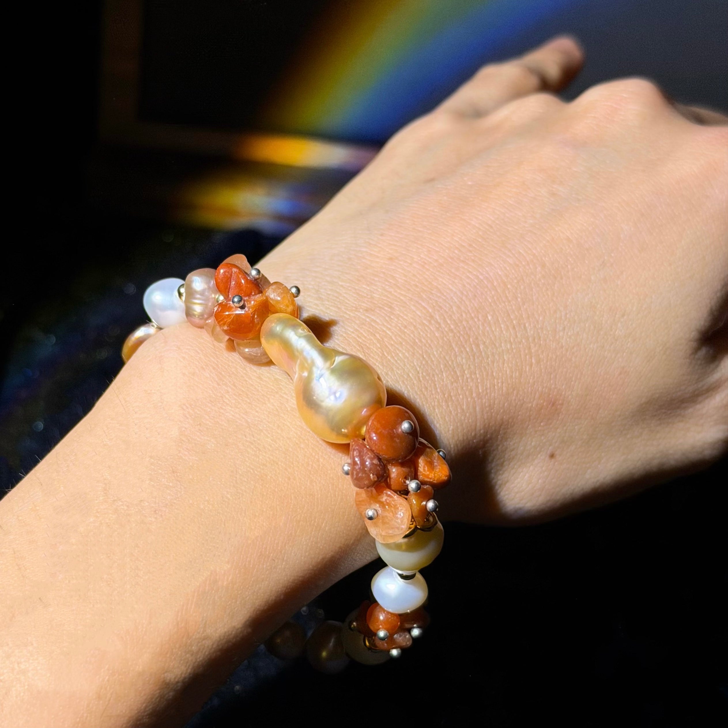 GLINN Romance at Dusk Pearl Bracelet