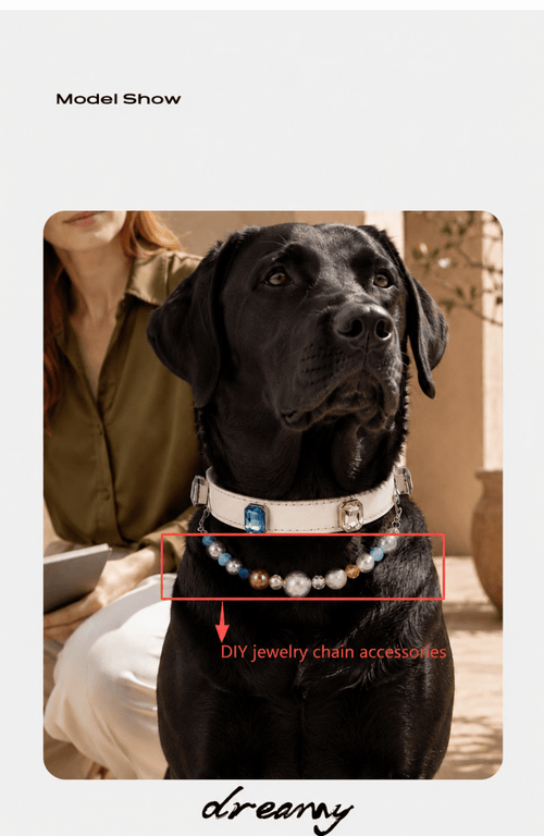 DIY pet collar jewelry chain accessories（jewelry chain only） - Glinn Studio