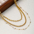 GLINN Baroque Pearl Triple-Layer Necklace - Glinn Studio