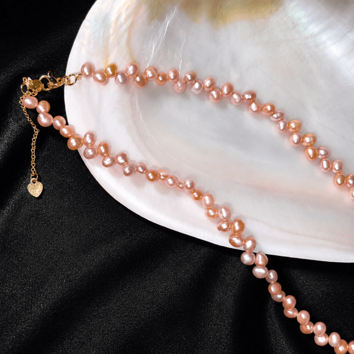 GLINN Blush Tide Pearl Necklace - Glinn Studio