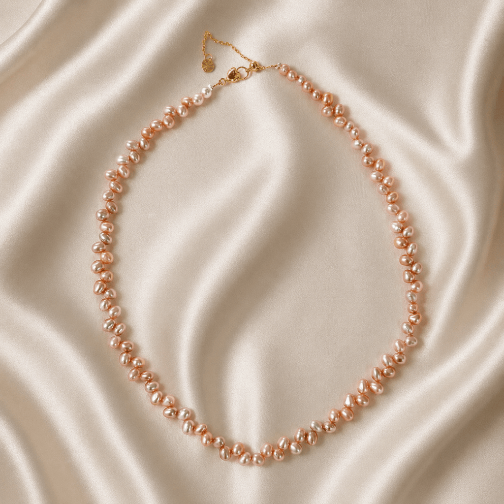 GLINN Blush Tide Pearl Necklace - Glinn Studio
