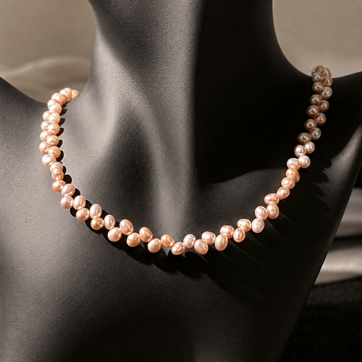 GLINN Blush Tide Pearl Necklace - Glinn Studio