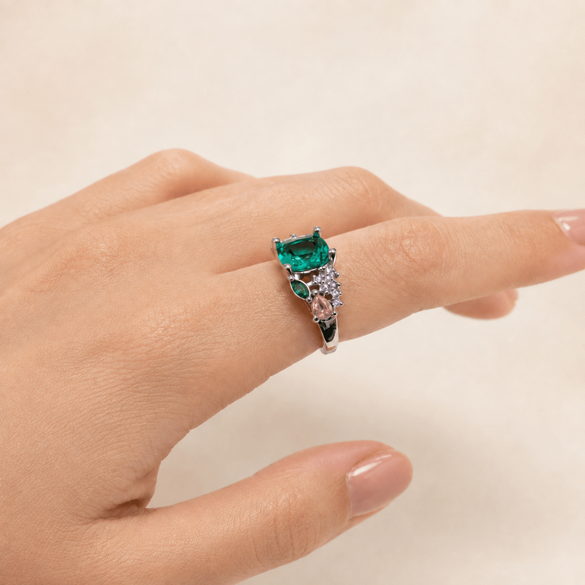 GLINN Chromatic Icon Zircon Ring - Glinn Studio