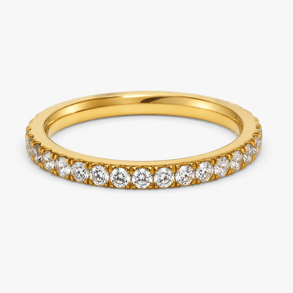 GLINN Classic Zircon Eternity Band - Glinn Studio