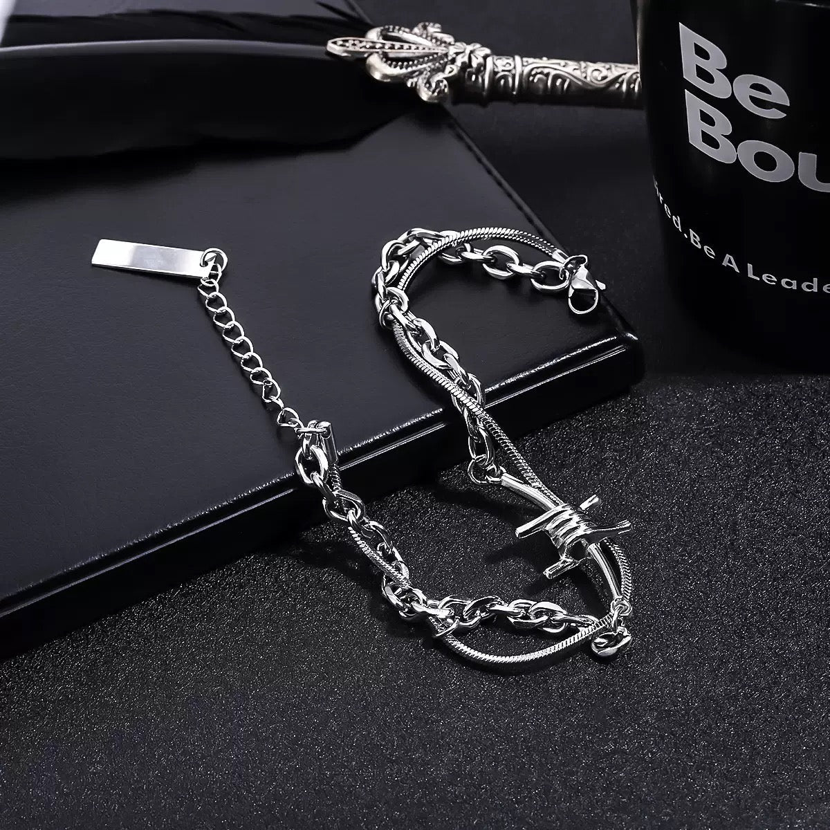 GLINN Double-Chain Men’s Bracelet - Glinn Studio