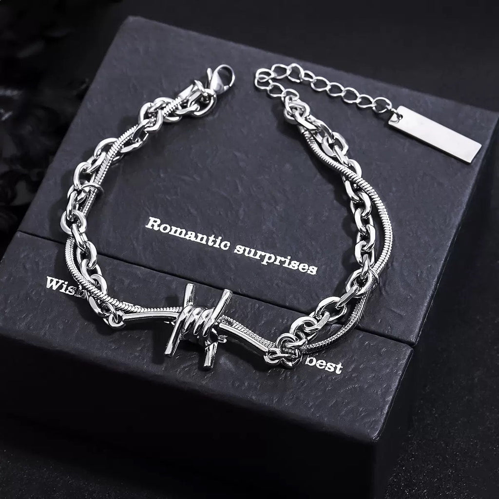 GLINN Double-Chain Men’s Bracelet - Glinn Studio