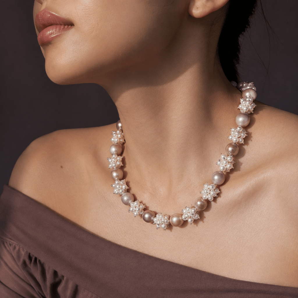 GLINN Everlasting Bloom Baroque Pearl Jewelry Set - Glinn Studio