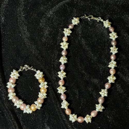 GLINN Everlasting Bloom Baroque Pearl Jewelry Set - Glinn Studio