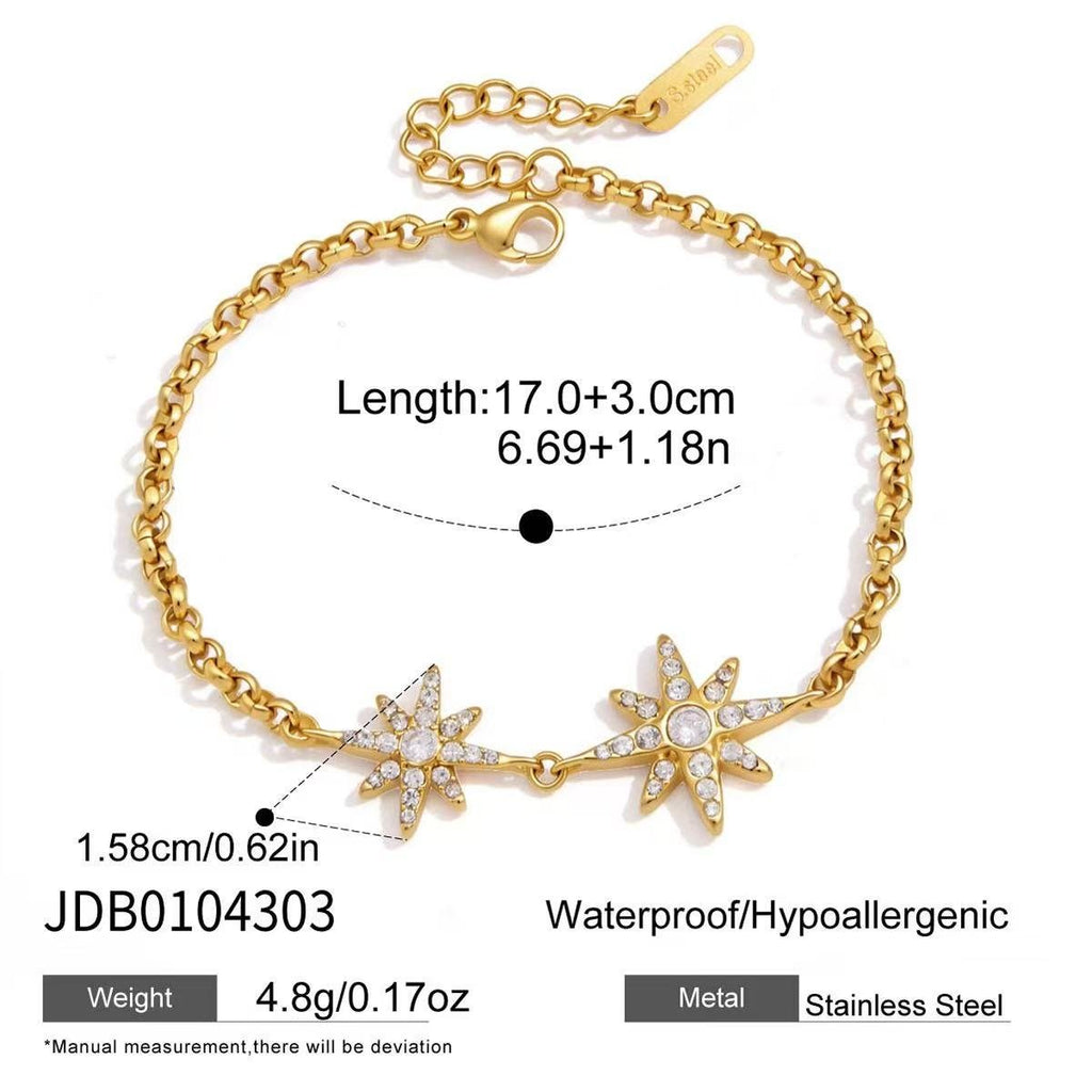GLINN Golden Hour Sunlight Bracelet Set （ 2 bracelets contained） - Glinn Studio