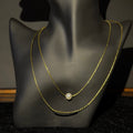 GLINN Golden Orbit Waterproof double-layer Necklace - Glinn Studio