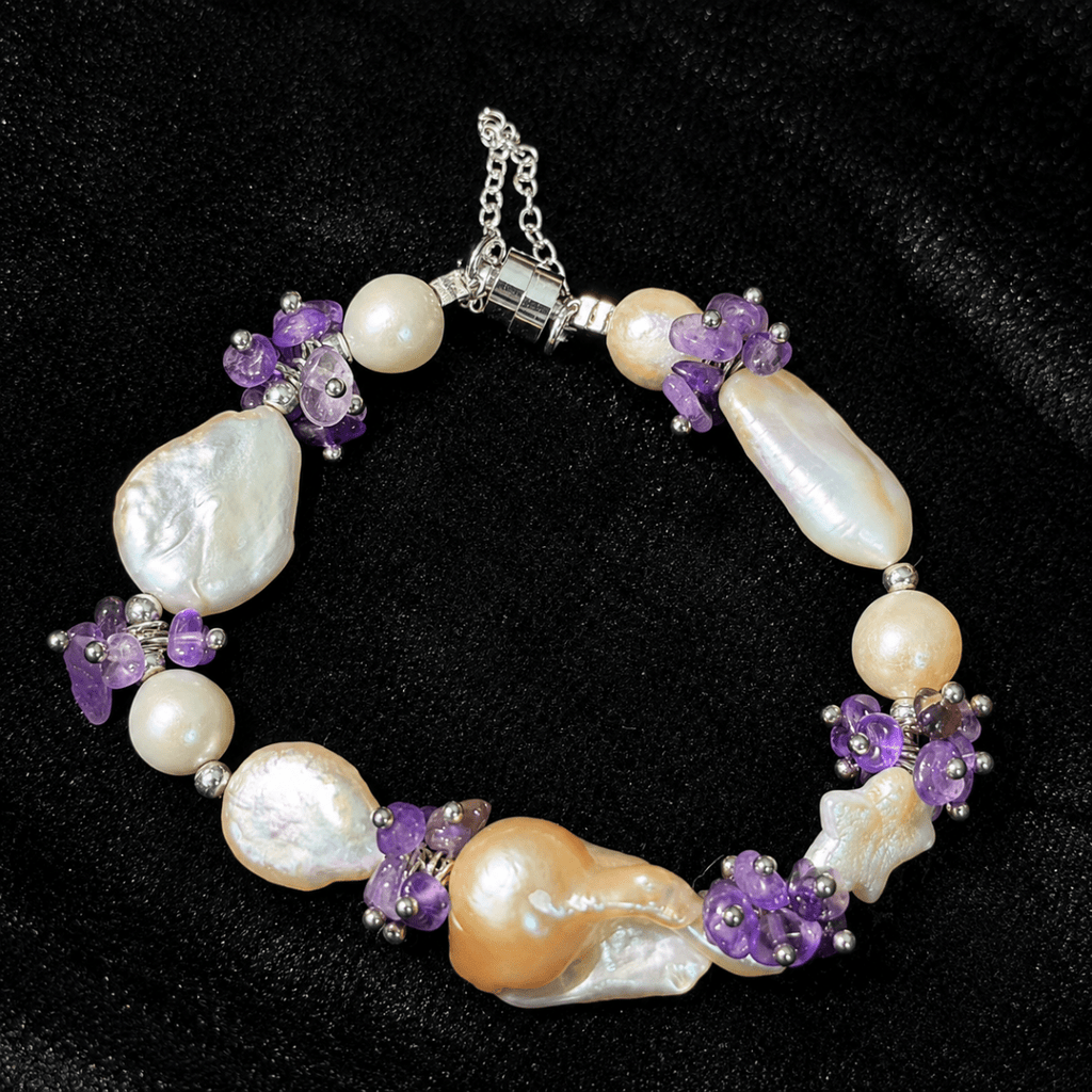 GLINN Lavender Tide Pearl Bracelet Limited Edition - Glinn Studio