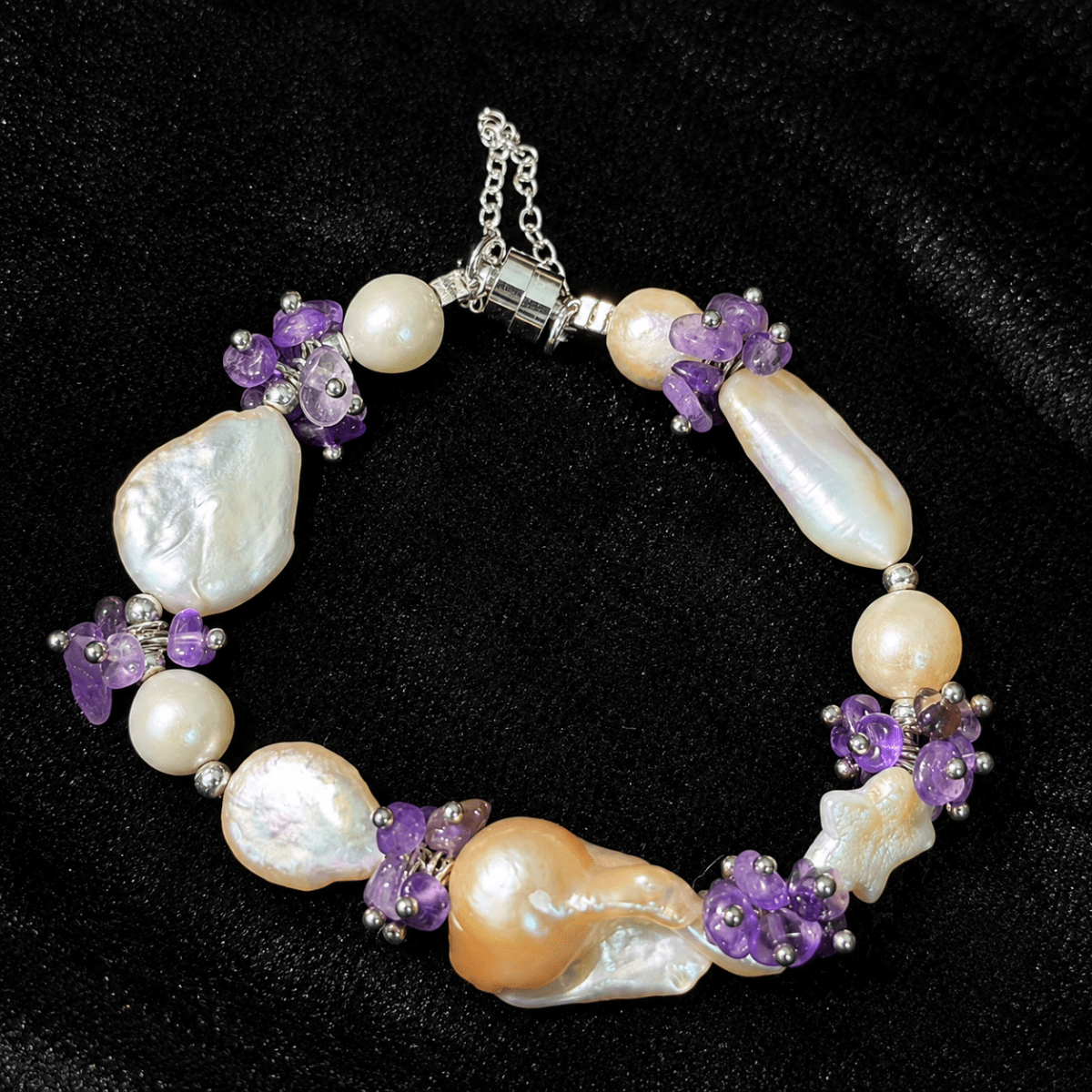 GLINN Lavender Tide Pearl Bracelet Limited Edition - Glinn Studio
