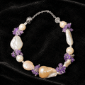 GLINN Lavender Tide Pearl Bracelet Limited Edition - Glinn Studio