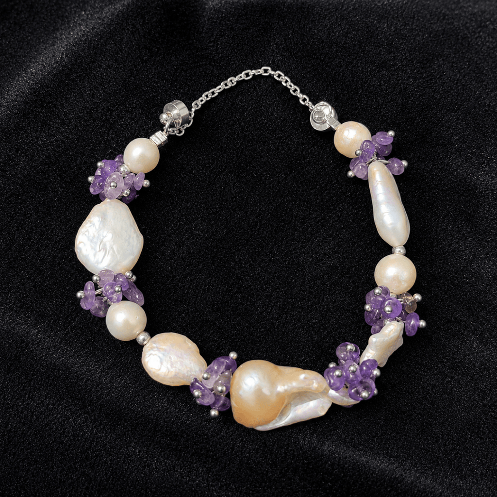 GLINN Lavender Tide Pearl Bracelet Limited Edition - Glinn Studio