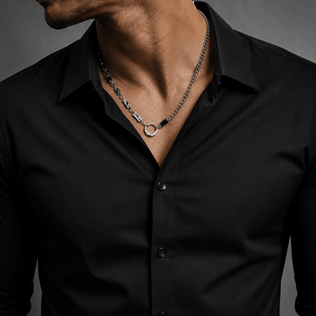 GLINN Men’s Power Stainless Steel Necklace - Glinn Studio