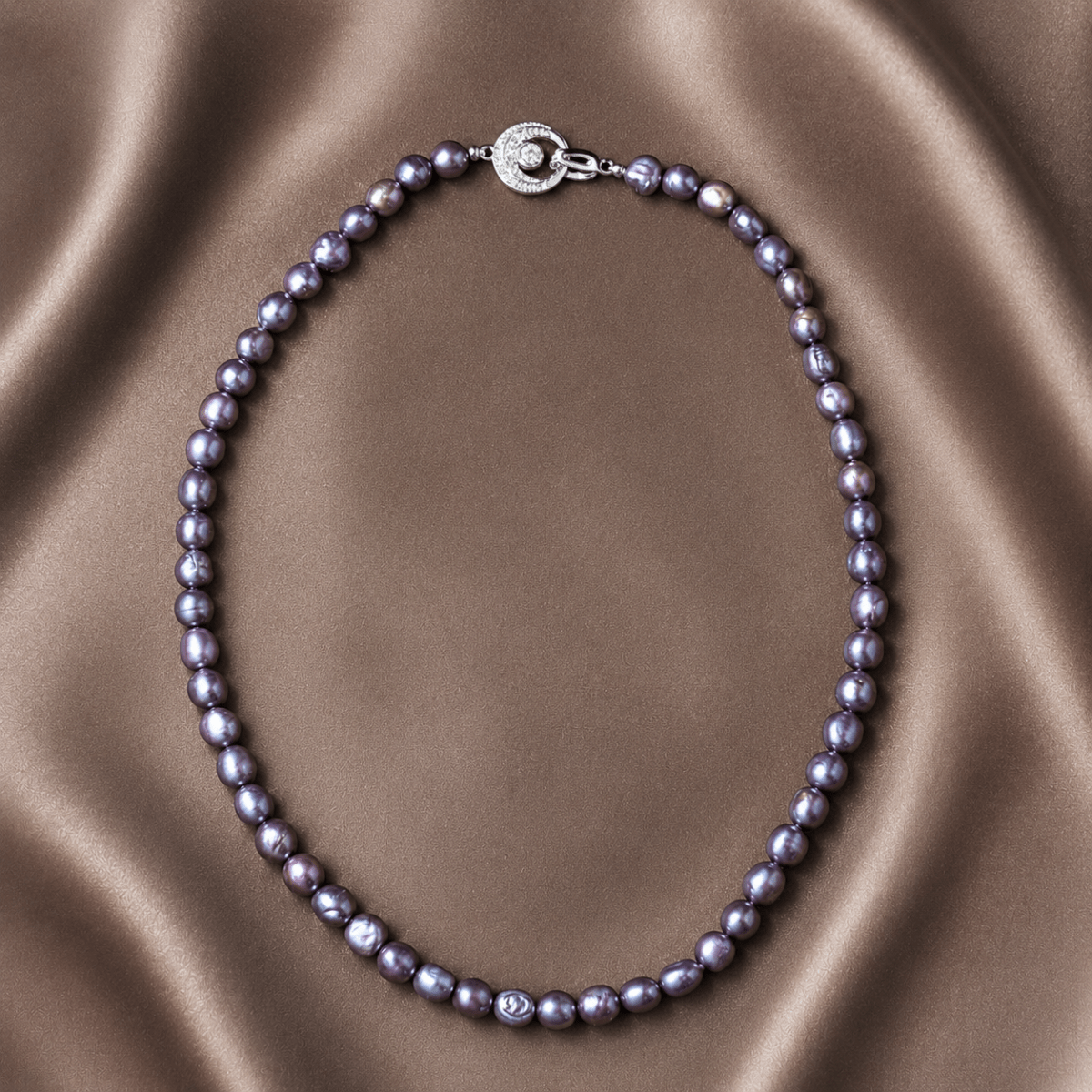 GLINN Moonlit Violet Pearl Necklace Limited Edition - Glinn Studio
