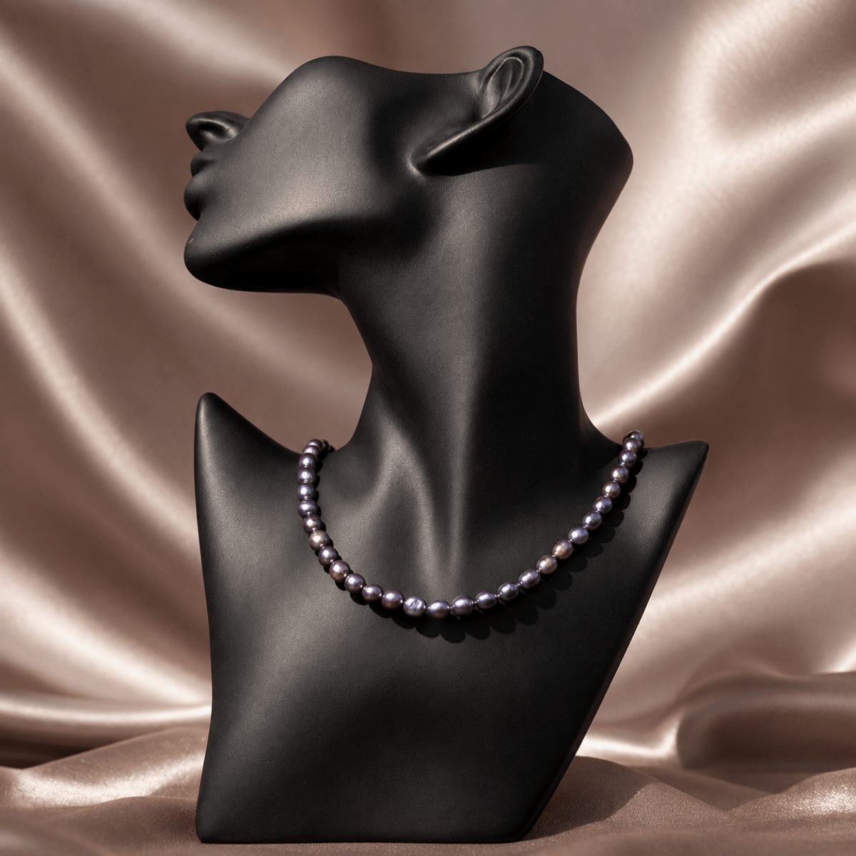 GLINN Moonlit Violet Pearl Necklace Limited Edition - Glinn Studio