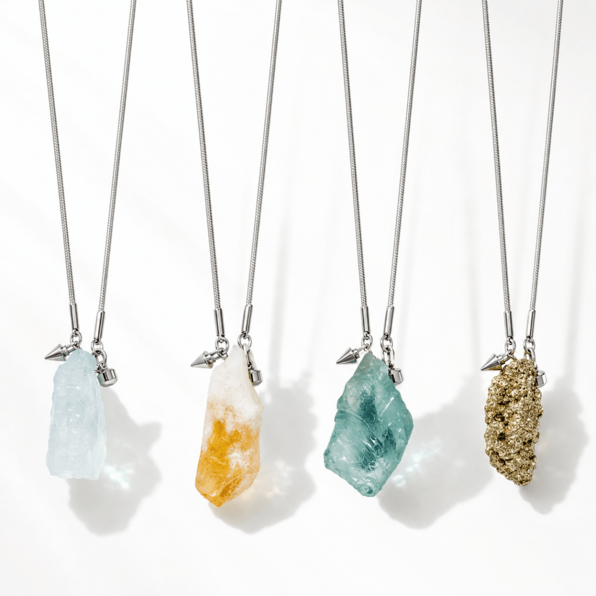 GLINN Natural Powerstone Necklace - Glinn Studio