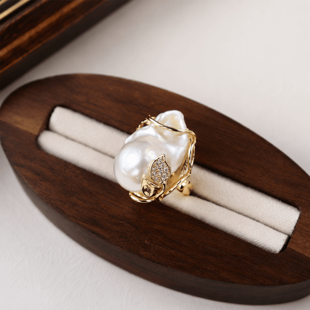 GLINN Pearl Élan Baroque Ring - Glinn Studio