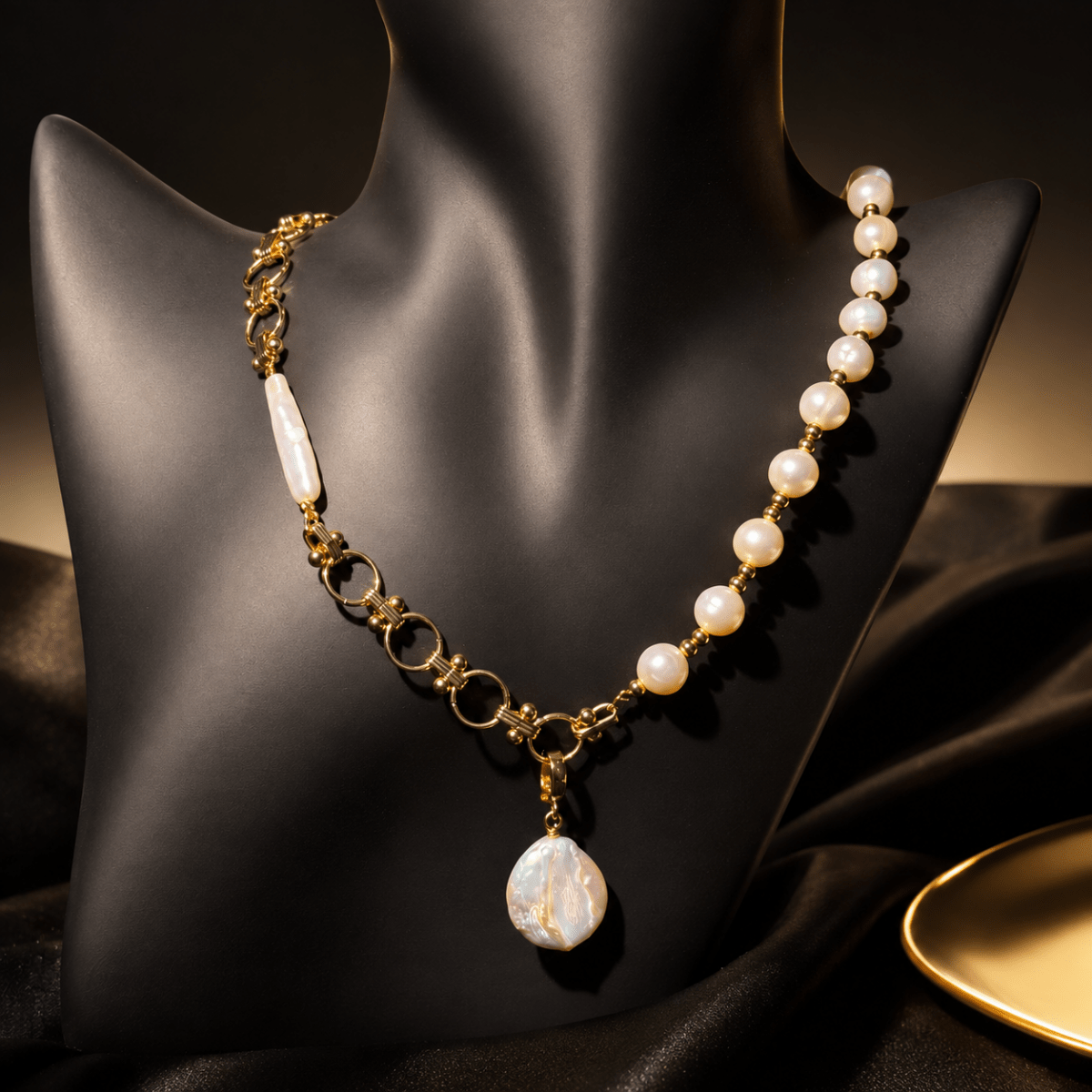 GLINN Riviera Baroque Pearl Necklace Limited Edition - Glinn Studio