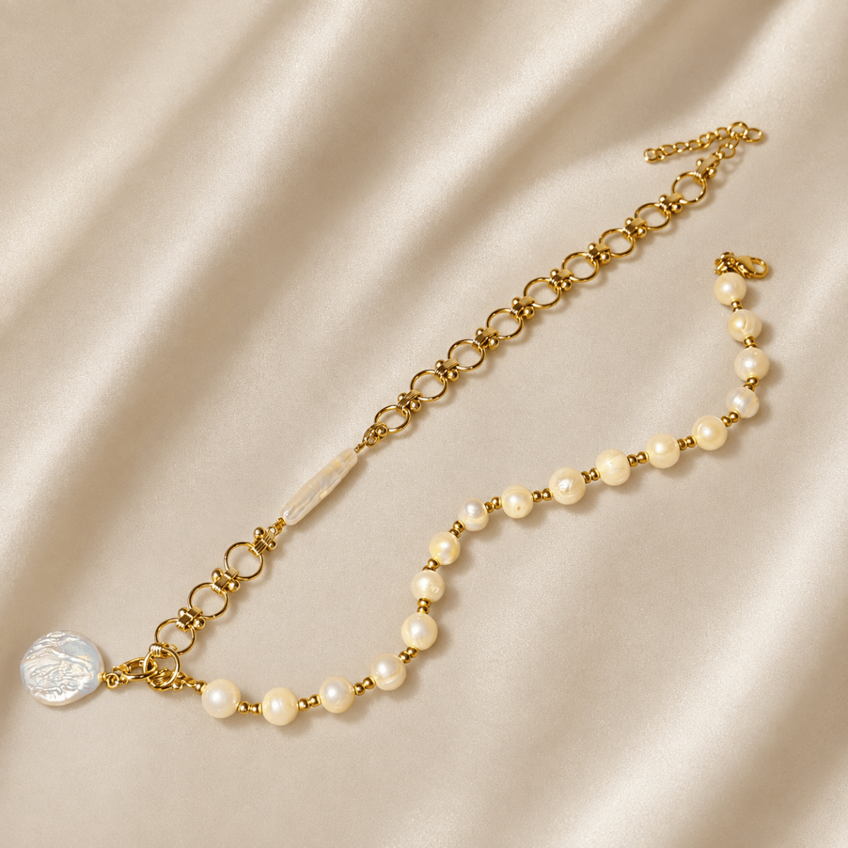 GLINN Riviera Baroque Pearl Necklace Limited Edition - Glinn Studio