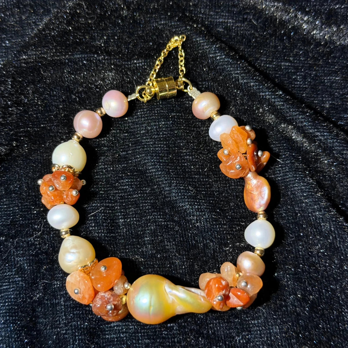 GLINN Romance at Dusk Pearl Bracelet - Glinn Studio