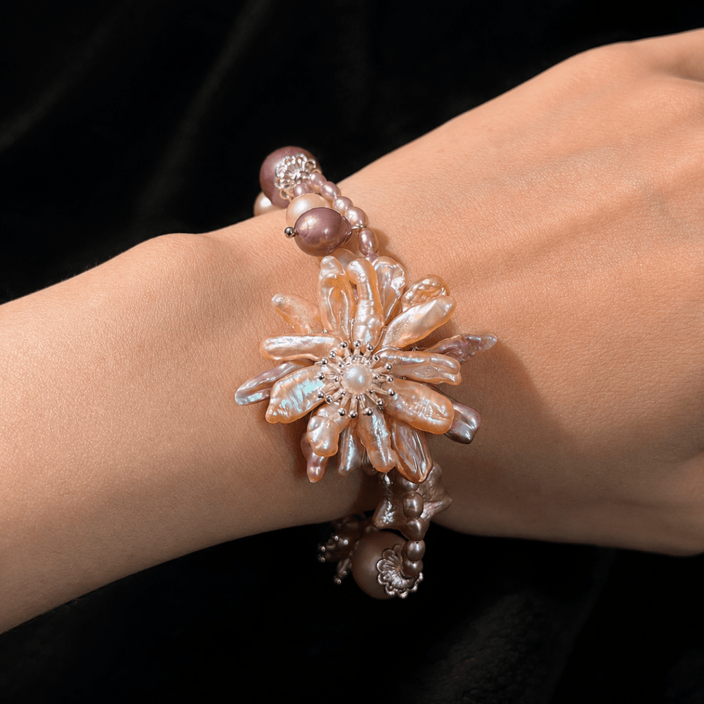 GLINN Rosé Soleil Pearl Bracelet Limited Edition - Glinn Studio