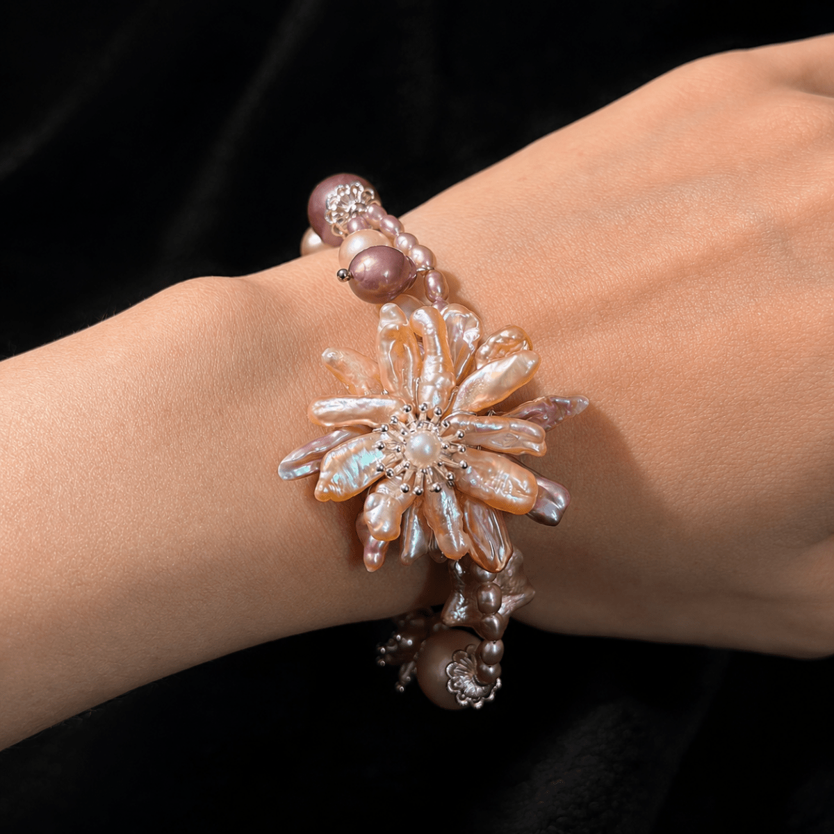 GLINN Rosé Soleil Pearl Bracelet Limited Edition - Glinn Studio