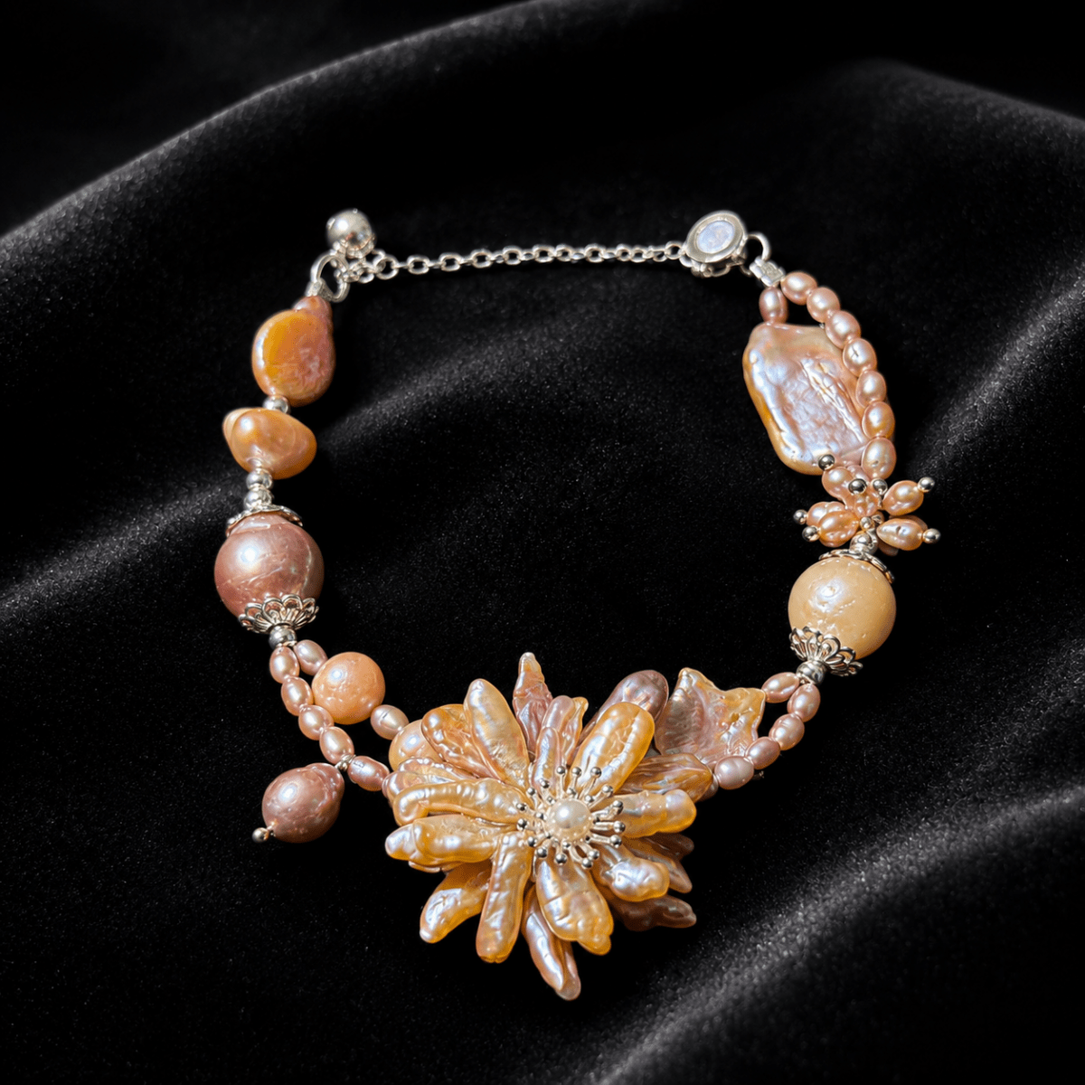 GLINN Rosé Soleil Pearl Bracelet Limited Edition - Glinn Studio