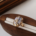 GLINN Violet Muse Baroque Pearl Ring - Glinn Studio