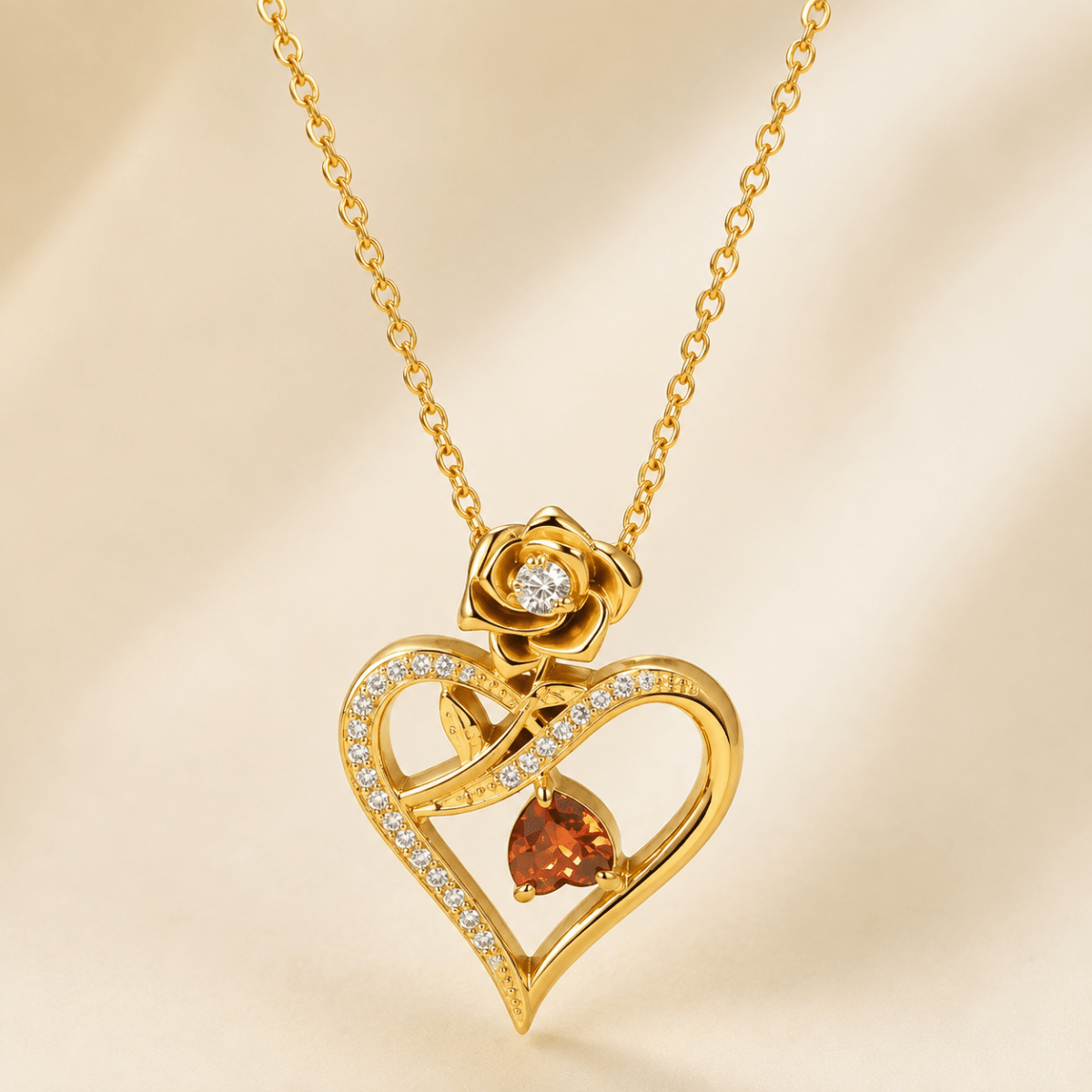 GLINN Waterproof Heart Necklace - Glinn Studio