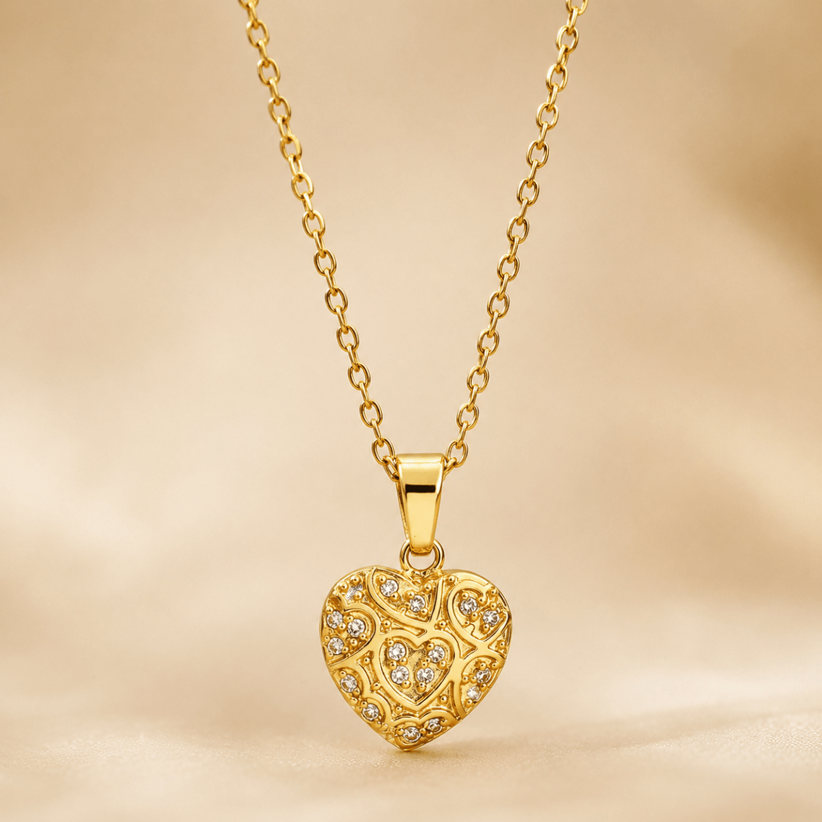 GLINN Waterproof Heart Necklace - Glinn Studio