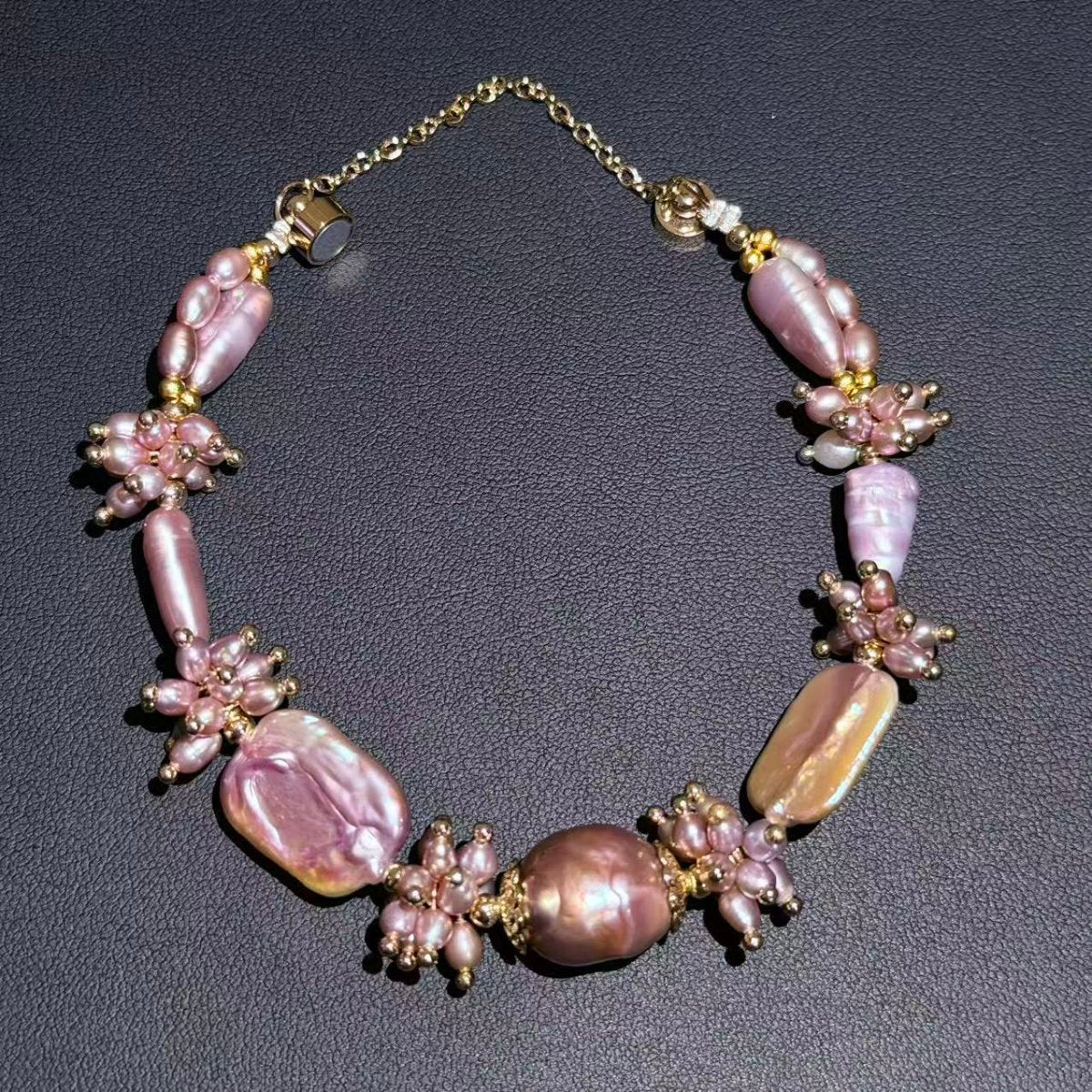 Hampton Court Rose Garden Baroque Pearl Bracelet - Glinn Studio