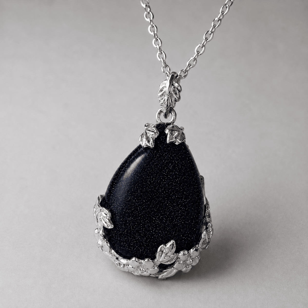 Midnight Tide Navy Shimmer Necklace - Glinn Studio
