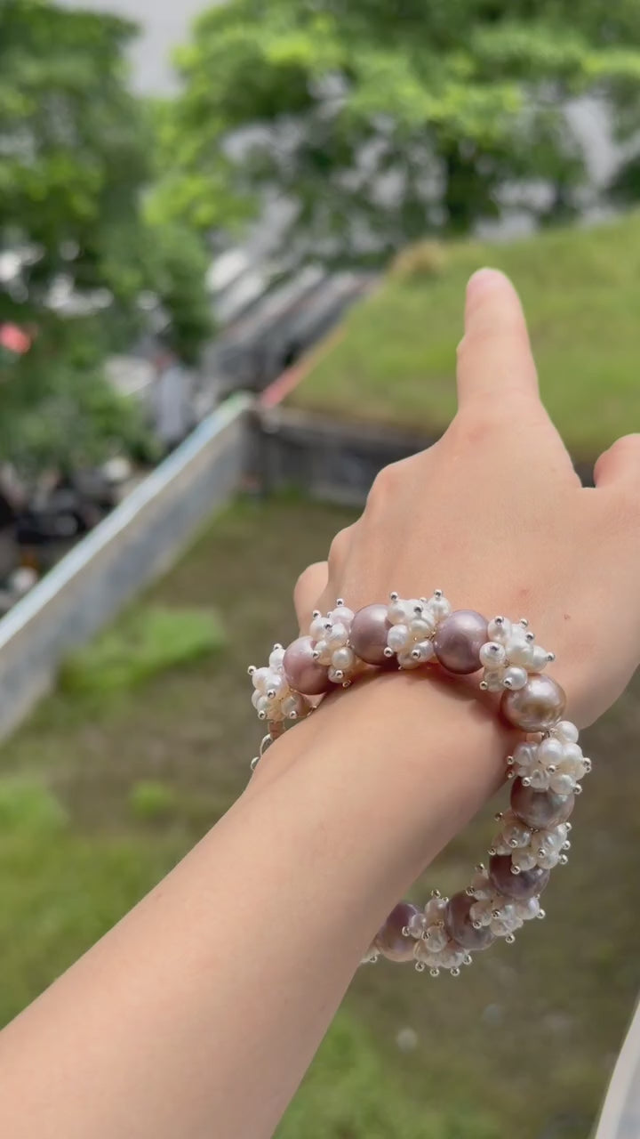 GLINN Everlasting Bloom Baroque Pearl Jewelry Set