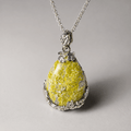 Verdant Bloom Rare Natural Stone Necklace - Glinn Studio