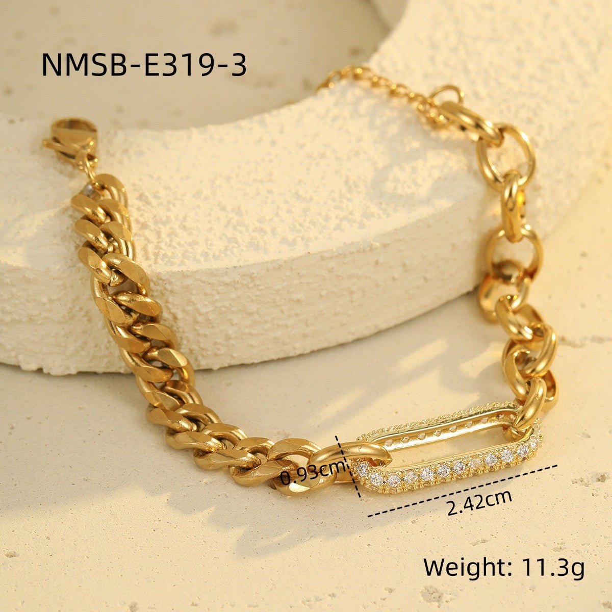 Waterproof bracelets oval shape & star shape & rectangle shape - Glinn Studio